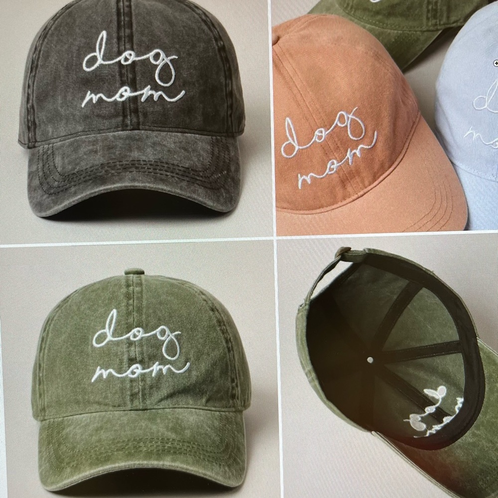 New Dog mom baseball caps